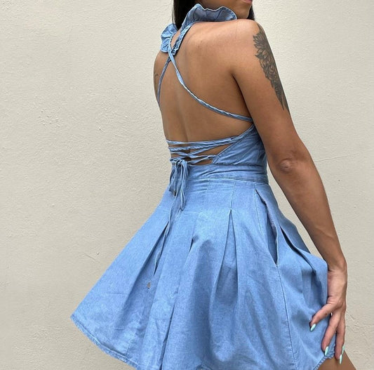 Jean Short Dress